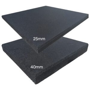 InstaFloor 25mm - 40mm High Performance Rubber Gym Tiles