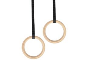 VirtuFit Wooden Gym Rings