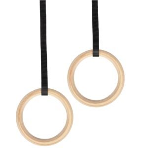 VirtuFit Wooden Gym Rings