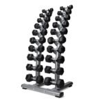 VirtuFit 1 - 10 KG Dumbbell Set & Deluxe Vertical Rack